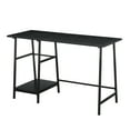 thumbnail image 6 of Convenience Concepts Designs2Go 29.25" Trestle Desk w/ Removable Shelves, Black/Black, All Ages, 6 of 8