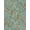 Teal Gold Orange, Pattern 1, variant on ODIKA 8'x10' Washable Area Rug Non-Shedding, Easy Care, Turquoise Flowing Veined Featuring Interlocking Ripples Orange for King Size Bedroom Under Bed, Master Suite