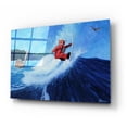 thumbnail image 2 of Epic Art 'Surfer Joe' by Eric Joyner, Acrylic Glass Wall Art, 24"x16", 2 of 8