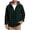 Green, variant on Men's Casual Plaid Shirts,Button Long Sleeve Hooded Pullover Top with Drawstring and Chest Pocket,Weekend Outing