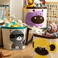 thumbnail image 3 of 3 Sprouts Canvas Kids Storage Bin, Fox & 3 Sprouts Canvas Storage Bin, Raton Laveur, 3 of 8