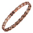 thumbnail image 1 of Pulsera Feraco Copper Magnetic 99.99% de cobre macizo para mujer, 1 of 8