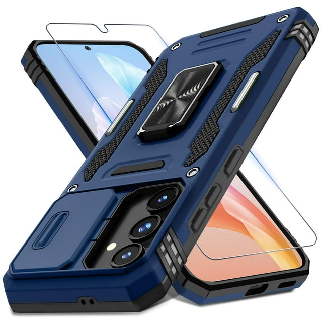 Funda de teléfono DEERLAMN para Samsung Galaxy S24 FE con protector de pantalla