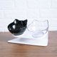 thumbnail image 5 of Cuenco Para Mascotas Con Forma De Oreja De Gato Cuencos Dobles Para Gatos Con Soporte Elevado Cuenco De Alimentación Para Mascotas ANGGREK Pets Feeding Bowl, 5 of 8