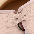 thumbnail image 5 of qolati Sun Visor Hats for Women 2024 Summer Boho Wide Brims Straw Beach Sun Hats Hand Woven Outdoor Sunshade Caps, 5 of 5