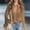 A7 Brown, variant on Women's Western Cowgirl Suede Shirts Vintage Button Down Slim Fit Fringe Shirts Tops,Long Sleeve Shirts for Women Solid Color Suede Fringe Western Tassel V Neck Spring Shirt Tops Summer Casual L