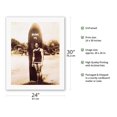 thumbnail image 2 of Duke Kahanamoku - Famous Hawaiian Surfer and Olympic Gold Medalist - Vintage B&W Historical Photograph c.1915 - Fine Art Rolled Canvas Print (Unframed) 20in x 26in, 2 of 4