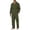 30# Green, variant on Soft Milk Silk Brushed Mens Buffalo Check Sleep Set Plaid Long Sleeve Button Shirt Elastic Waist Loose Sleep Pants Daily Loungewear with Front Pocket Green L
