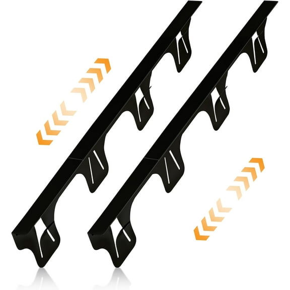 YRANZO  Stove Gap Filler, Stove Gap Covers Stainless Steel, Adjustable 13.8-27.5 In(2 Pack), Heat Resistant, Gas Stove Side Gap Protector