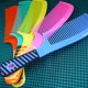 thumbnail image 5 of Juego de 5 peines para mujer, peine de dientes, peine redondo esencial para peinar con mango., 5 of 5