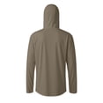 thumbnail image 7 of Wrtxtat UPF 50+ Sun Protection Hoodie for Men Balaclava Hats Quick Dry Muscle Long Sleeve Fishing Hiking Pullover UV Rash Guard Lightweight Tshirts Khaki L, 7 of 7