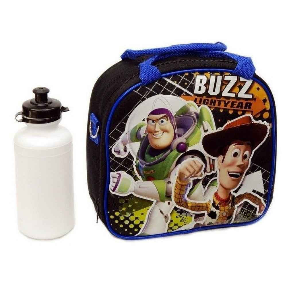 Licensed Disney Toy Story Lunch Box Bag with Shoulder Strap and Water