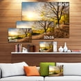 thumbnail image 3 of Beautiful Road by the River - Large Landscape Canvas Art, 3 of 4
