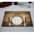 thumbnail image 1 of HATIART Roue d'Ancrage sur Set de Table en Bois 12x18 Pouces, Set de 2 Sets de Table, 1 of 2