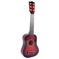 thumbnail image 1 of RUNROTOO Acoustic Guitar Red Acoustic Guitar Kit Wooden 1Pcs Beginner Portable Musical Instrument, 1 of 8