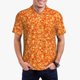 thumbnail image 1 of Fotbe Orange Glitter Camiseta Polo de Golf para Hombre con Estampado – Camisa Deportiva Transpirable con Cuello Abotonado-X-Large, 1 of 6