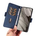 thumbnail image 4 of Allytechgroup Flip Cover Case for Google Pixel 8A, Premium PU Leather Stand Cards Holder Hand Wrist RFID Blocking Bumper Shockproof Phone Case for Google Pixel 8A, Blue, 4 of 6