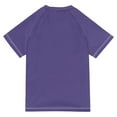 thumbnail image 6 of FORMRS Boys Rash Guard with Short Sleeves UPF 50+ Swim Shirts Sizes 3-12T, Large Purple Flowers, 6 of 6