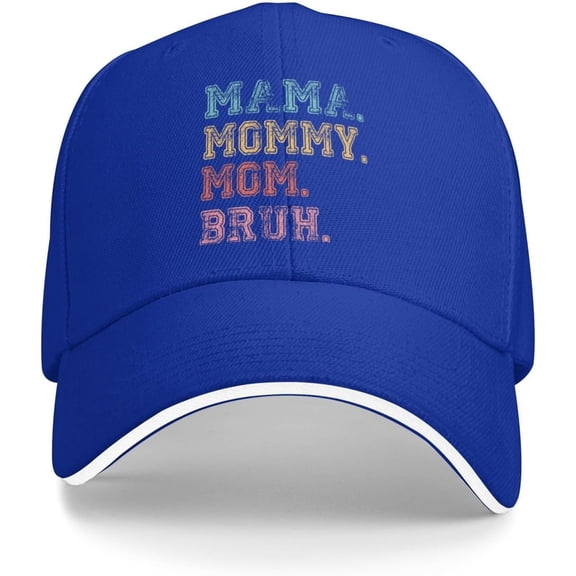 Funny Hats for Men Mothers Day Ball Cap for Men's Mama Mommy Mom Bruh Beach Baseball Hat