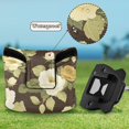 thumbnail image 6 of Haosy Brown Cream Roses Golf Mallet Putter Cover Strong Magnetic Leather Golf Club Headcover Closure, 6 of 7