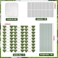 thumbnail image 2 of Garden Netting Kit for Raised Beds, Durable Ultra Fine Garden mesh Netting with 6 Set Fiberglass Garden Hoops, Bird Barrier Protection Net Vegetable Plant Cover Fruit Flowers Row Cover(10 * 39.4FT), 2 of 5