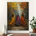 thumbnail image 3 of Vintage Mystical Three Witches in Autumn Woods, Forest Magic Poster Home Decor, 3 of 5