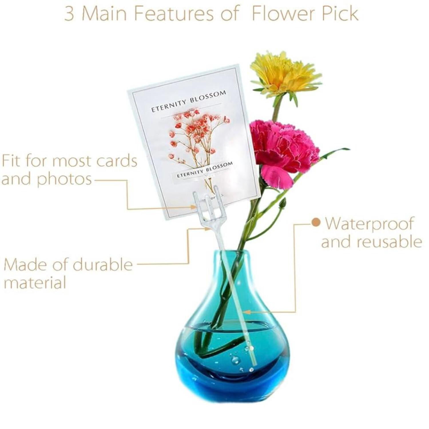 Plastic Floral Pick Cardholder 18" (100 Pieces)