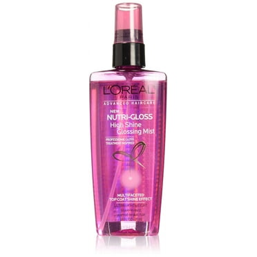 Pack of 2 - Loréal Paris Advanced Haircare Nutrigloss High Shine Glossing Mist, 3.4 Fl. Oz. (Packaging May Vary) Packaging May Vary