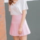 thumbnail image 4 of Gibobby faldas para mujer invierno Casual Mini Tennis Falda Slim Alta Fashion Falda de cintura para mujeres Casual Mini Tennis Falda Slim Alta Fashion Falda(Rosa, L), 4 of 5