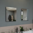 thumbnail image 3 of Croydex Hayward Single Door Aluminium Medicine Cabinet with Mirror, Silver (16X20in), 3 of 14