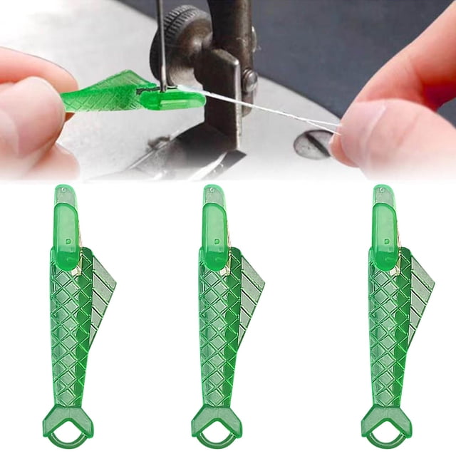 Fish Mouth Sewing Machine Needle Threader 2024 New Automatic Sewing Needle Threader Needle Threader Upgrade Quick Sewing Machine Loop Easy Selfthread