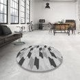 thumbnail image 3 of Ahgly Company Indoor Rectangle Patterned Smokey Gray Area Rugs, 2' x 4', 3 of 6