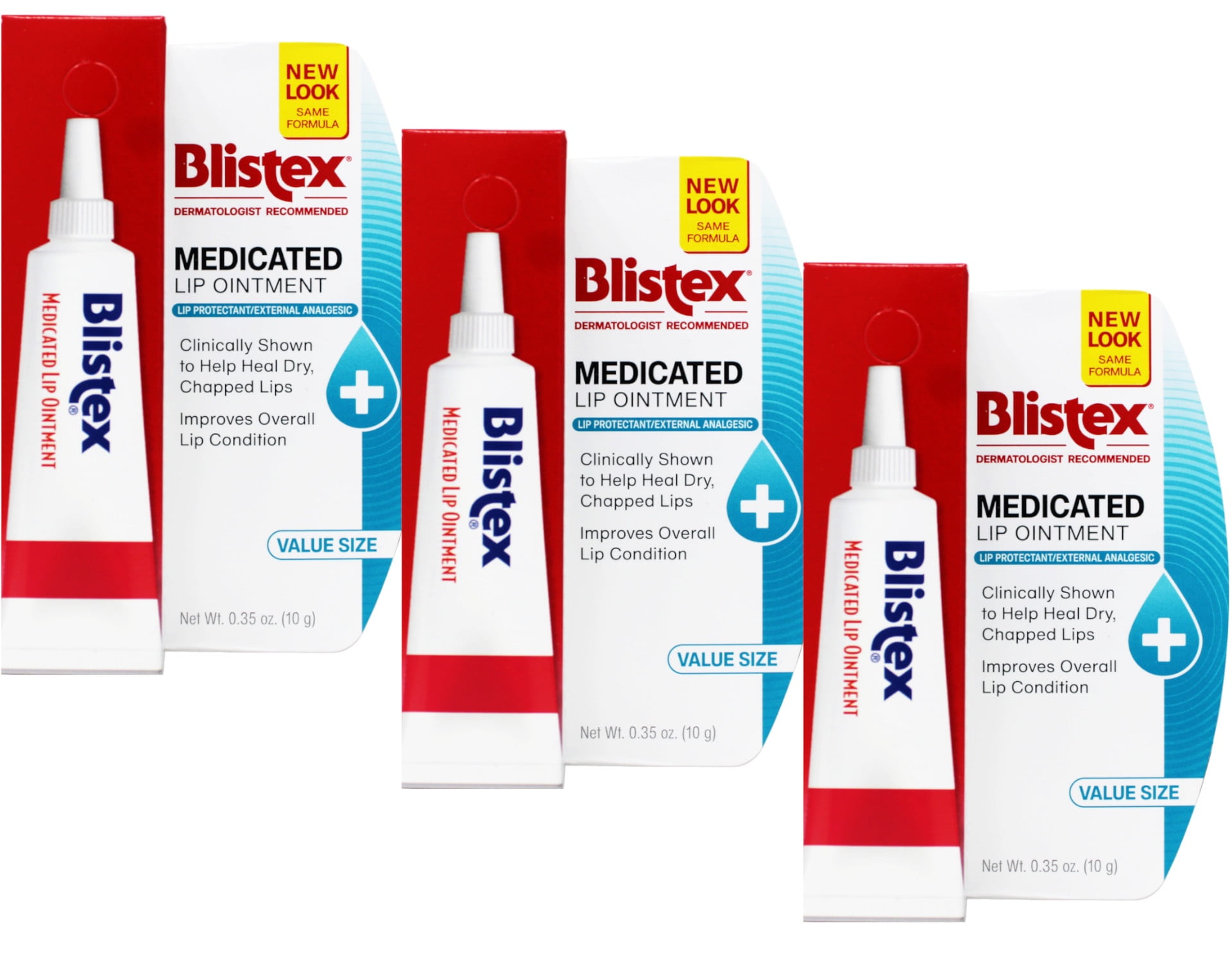 Blistex Medicated Lip Ointment 0.35 oz Relief for Dryness Cold Sores Fever Blisters Itchy Treatment Walmart
