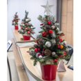 thumbnail image 3 of adorno con purpurina Ornativity para árbol de Navidad forma de estrella, 3 of 5