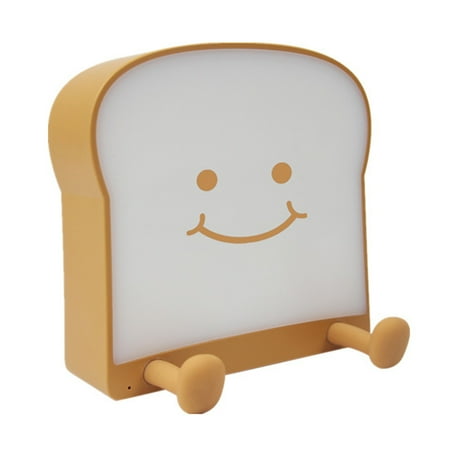 

Baby Night Light Cute Bread Toast Lamp for Kids Room Silicone LED Nightlight Kawaii Bedroom Decor Birthday Gifts for Teen Girls ，G19681