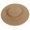 Khaki, variant on Woven Straw Hat Base for Makers Flat Top Wide Brim Form Ready to Decorate