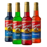 Torani Syrup Variety Pack, Soda Flavors, 750 ml, 4 Count