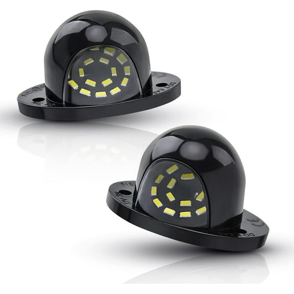 LED License Plate Lights Bright White Tag Lamp Assembly Replacement Compatible with 1994 1995 1996 1997 1998 1999 2000 2001 Dodge RAM 1500 2500 3500 Pickup Truck, Pack of 2