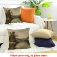 thumbnail image 4 of FCXZI Home Decor Throw Pillow Cover River Trees Boat Indoor Sofa 18x18in, 4 of 5