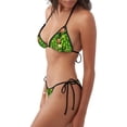 thumbnail image 2 of Disketp Cactus And Succulents para Bañador de Dos Piezas para Mujer, Bikini Sexy Halter String, Conjunto de Bikini en Triángulo, 2 of 6