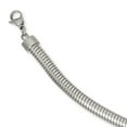 thumbnail image 3 of White Stainless Steel necklace Collars 16 in Polished 8mm 18in, 3 of 4