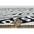thumbnail image 4 of Linon Washable Kai Polyester 2'x3' Rug in Ivory and Black, 4 of 18