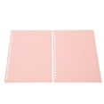 thumbnail image 1 of 20 Sheets A5 20 Holes Flexible PP Plastic Loose Leaf Cover, DIY Frosted & Translucent, Waterproof & Reusable, for Presentation, 1 of 7