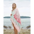 thumbnail image 2 of Pink Flamingo Beach Towels Oversized Super Absorbent, Summer Tropical Flamingo Hawaii Animals Lightweight Bath Towel Quick Dry Sets For Bathroom/Pool/Rv Camping/Beach Play/Gym Room/Picnic 31"x62", 2 of 8