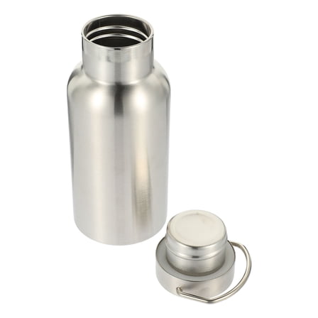 ELAYARD Silver Stainless Steel Vacuum Bottle Insulated Portable Drink Bottle for Storage