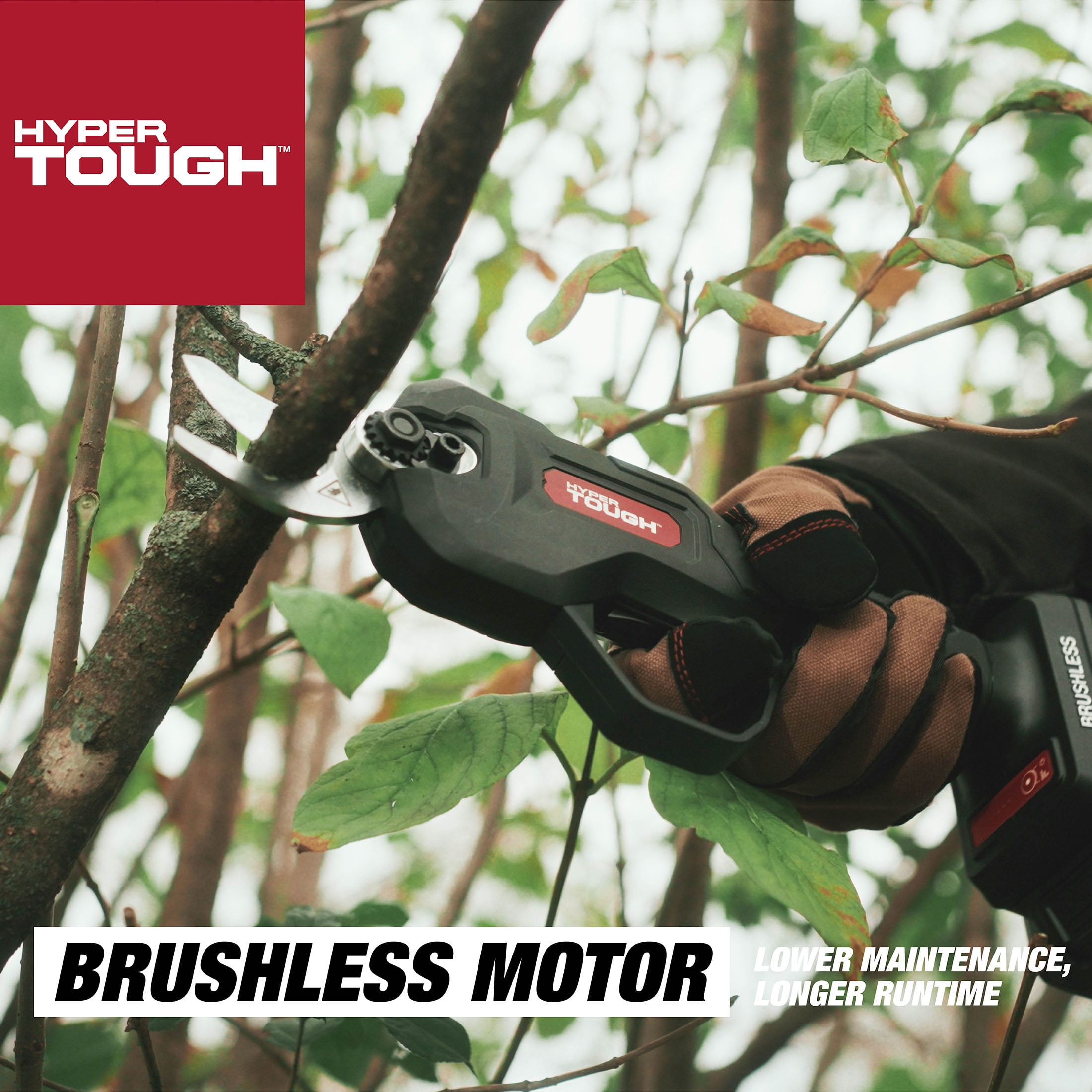 Hyper Tough 20V 2.0Ah Brushless Pruning Shear, HT14-401-003-06