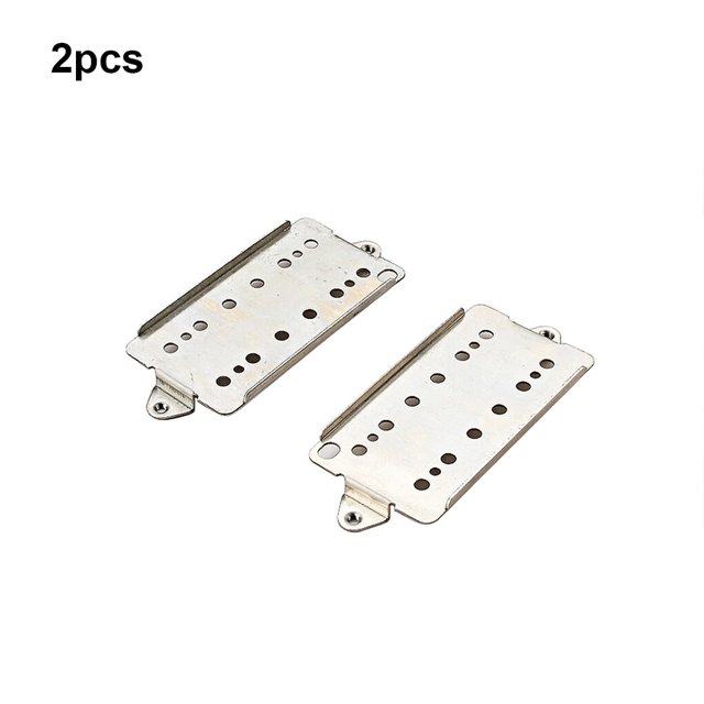 Langgg 2 Pièces Léger Manche Chevalet de Ramassage Espacements Rouille Guitare Micros Plaque de Base Plaque de Remplacement de Base