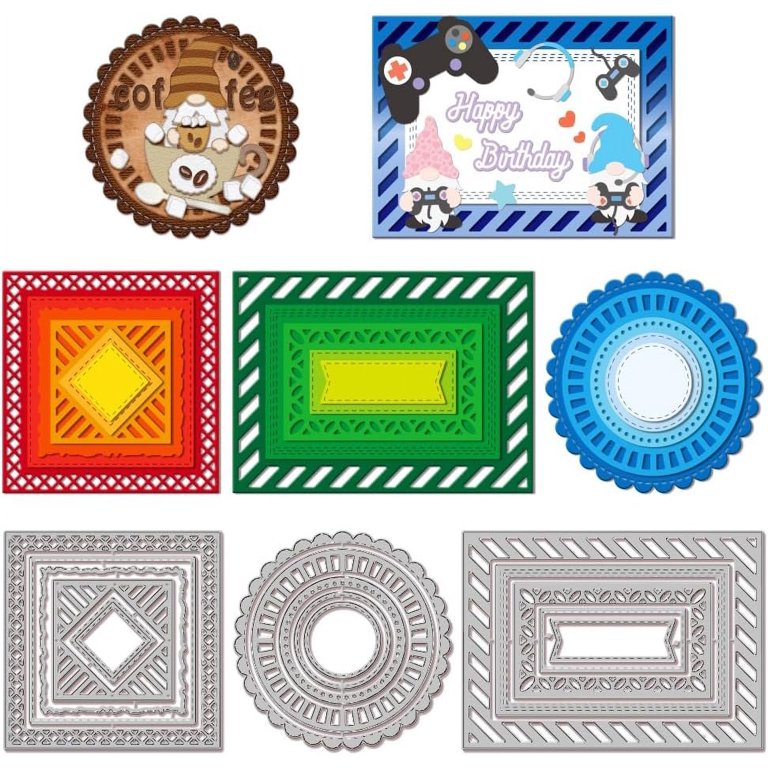 Foliage Die Cut Set For Card Making - Metal Cutting Dies For Scrapbooking & Crafts