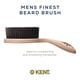 thumbnail image 3 of Cepillo para barba Kent BRD5, mezcla de nailon y crin, mango de madera, 3 of 8