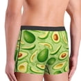 thumbnail image 4 of Bingfone Green Avocado Men's Underwear - Casual Stretch Boxer Briefs-XX-Large, 4 of 7